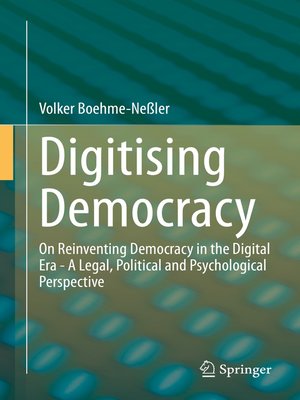 cover image of Digitising Democracy